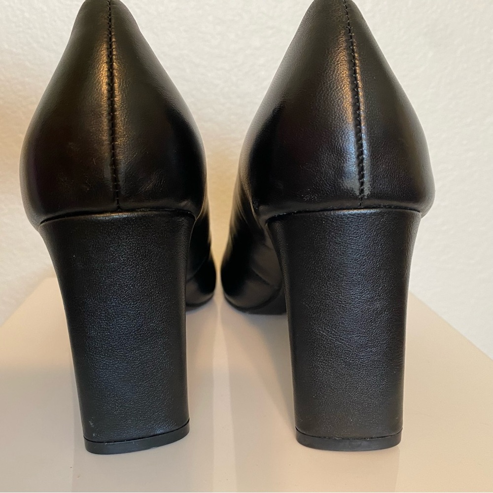 Alfani Step N Flex Tarah Leather Pump Black NWOB 9.5 - Picture 8 of 10